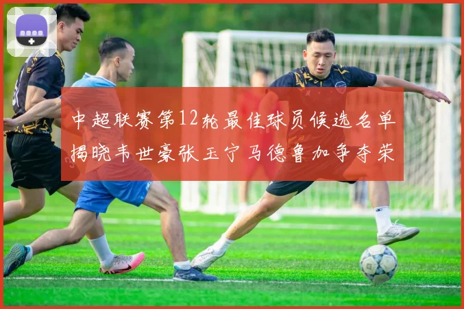 中超联赛第12轮最佳球员候选名单揭晓韦世豪张玉宁马德鲁加争夺荣誉
