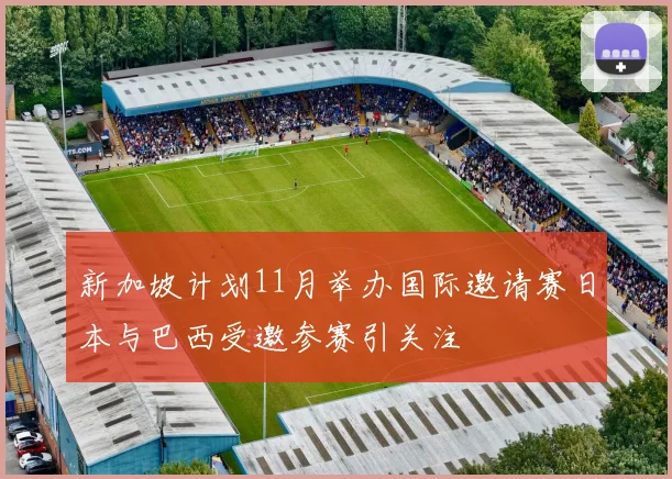 新加坡计划11月举办国际邀请赛日本与巴西受邀参赛引关注